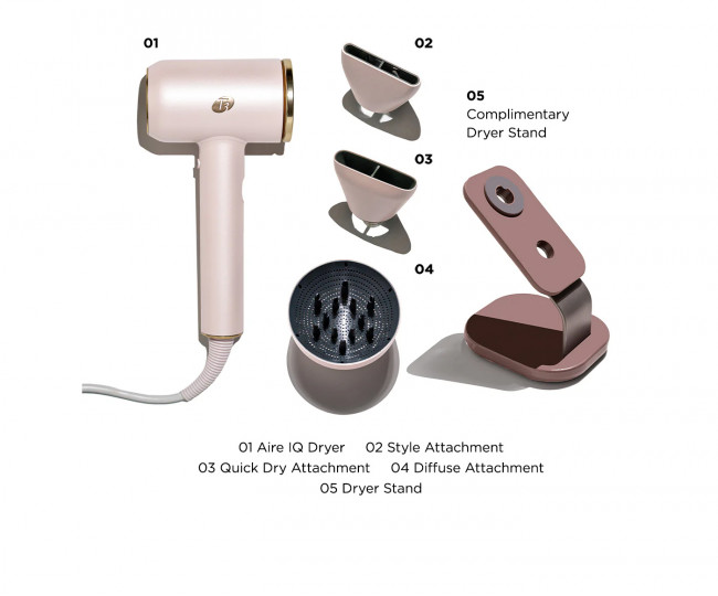 Интеллектуальный фен для волос T3 AIRE IQ